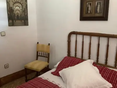 Cama o camas de una habitación en Cortijo de la Fuente, Casa rural compartida