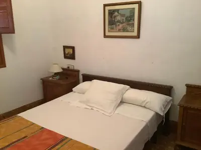 Cama o camas de una habitación en Cortijo de la Fuente, Casa rural compartida