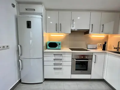 Una cocina o zona de cocina en Flamingo Mojácar - Precioso 2 dormitorios en Macenas Resort, con vistas al mar y piscina