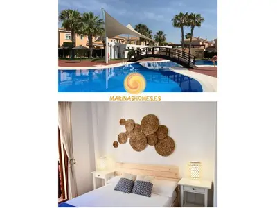 Piscina en o cerca de Bahari Marinas - Tú Dúplex con Jardín Privado!