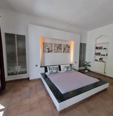 Cama o camas de una habitación en Casa Biank