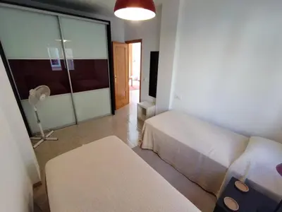 Cama o camas de una habitación en Apartment-in-turre-andalucia