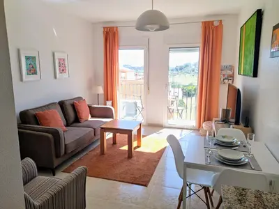 Zona de estar de Apartment-in-turre-andalucia