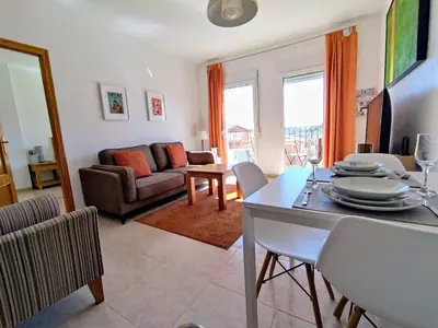Zona de estar de Apartment-in-turre-andalucia