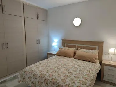 Cama o camas de una habitación en Vera Natura Apartamento Esther