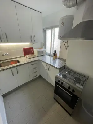 Una cocina o zona de cocina en Piso en Zapillo con vistas al mar