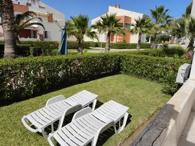 Jardín al aire libre en Vera Natura Apartamento Tony