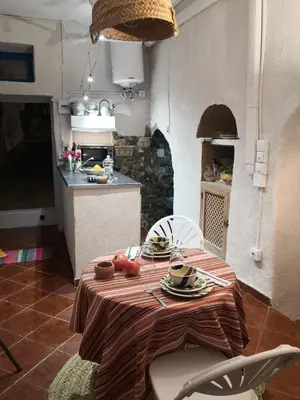 Una cocina o zona de cocina en Cueva San Anton