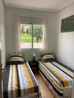 Cama o camas de una habitación en A 150 m de la plage. Logement 6 prs. Mojacar playa
