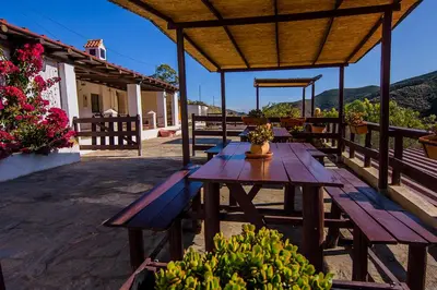 Un balcón o terraza de Cortijo 4 Elementos