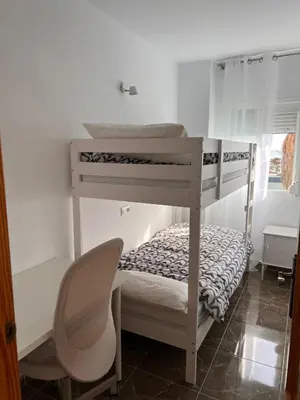 Cama o camas de una habitación en Apartamento Carboneras playa - 2 Habitaciones