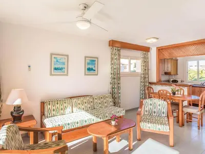 Zona de estar de Apartment in Roquetas near Sea Beach