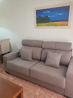 Zona de estar de ¡Apartamento cerca de la piscina en paraíso de Vera!