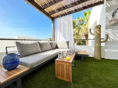 Zona de estar de PalmBeach Mojácar