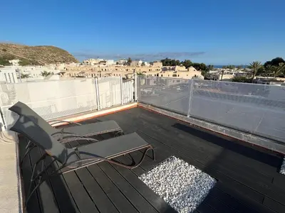 Un balcón o terraza de La Terraza de Agua Amarga