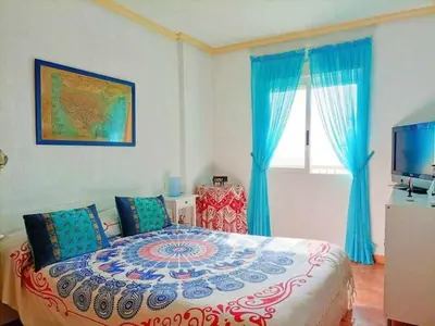 Cama o camas de una habitación en Marina de la Torre