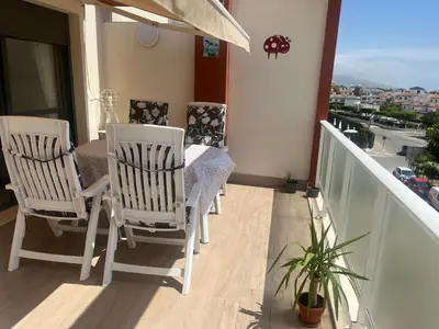 Un balcón o terraza de Los Pinos del Mar - Ático con vistas al mar