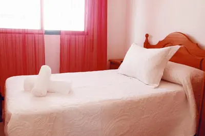 Cama o camas de una habitación en Casa Iqui