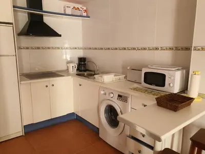 Una cocina o zona de cocina en APARTAMENTO NATURISTA