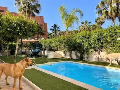 Piscina en o cerca de Apartment with Pool near Garrucha Beach