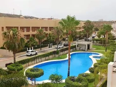 Piscina en o cerca de Apartment with Pool near Garrucha Beach