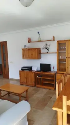 Una cocina o zona de cocina en HABITACIONES EN frente DEL PUERTO