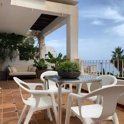 Un balcón o terraza de Residencial Oasis