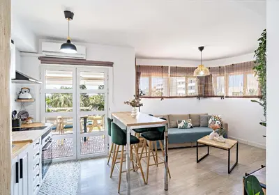Una cocina o zona de cocina en Apartamento Faro 1
