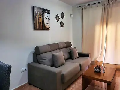 Zona de estar de Belvilla by OYO Apartment in Vera Playa