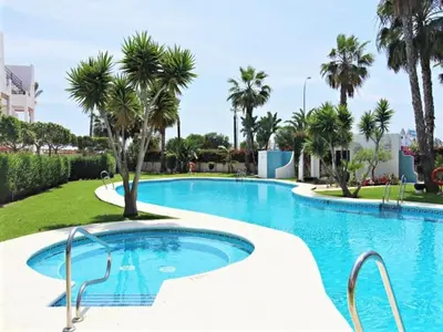Piscina en o cerca de Charming apartment in Vera Playa with terrace