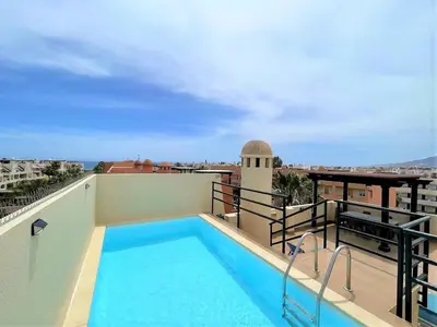 Piscina en o cerca de Charming apartment in Vera Playa with terrace