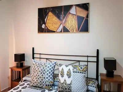 Zona de estar de Charming apartment in Vera Playa with terrace