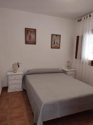 Cama o camas de una habitación en El Rincón del Mortero
