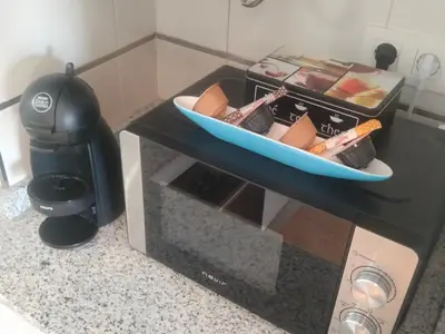 Una cocina o zona de cocina en Apartamento céntrico cerca de la playa I