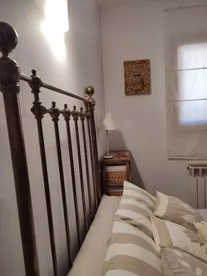 Cama o camas de una habitación en La Launa apartamento rural