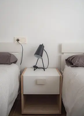 Cama o camas de una habitación en Apartamento Pueblo Salinas