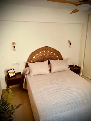 Cama o camas de una habitación en Hospedería Ortiz en Villa de Níjar