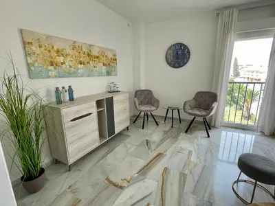 Zona de estar de Apartamentos Valparaiso II
