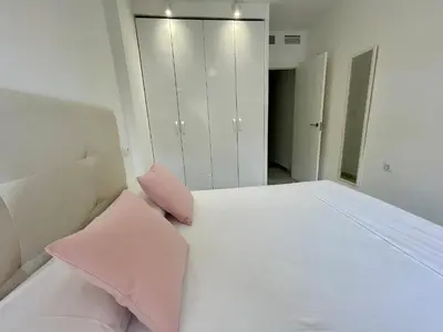 Cama o camas de una habitación en Apartamentos Valparaiso II