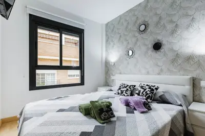Cama o camas de una habitación en Ying y Yang