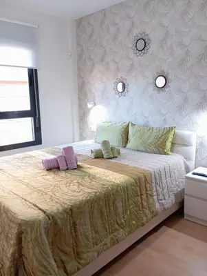 Cama o camas de una habitación en Ying y Yang