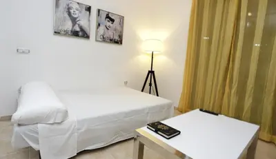 Cama o camas de una habitación en Preciosas Vistas con Aire Acondicionado y aparcamiento - by Aloha Palma