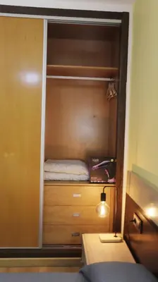 Cama o camas de una habitación en Preciosas Vistas con Aire Acondicionado y aparcamiento - by Aloha Palma