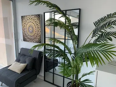 Zona de estar de Samarkanda Apartamento- Suite con espectacular vista panorámica