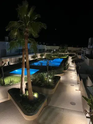 Piscina en o cerca de Apartamento en Mojácar en 1° línea de playa