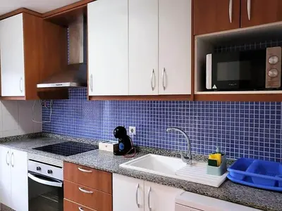 Una cocina o zona de cocina en Apartment in Spain near Sandy Beach