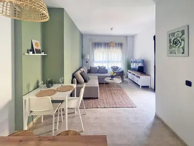 Zona de estar de Apartamentos Brisas del Puerto de Aguadulce