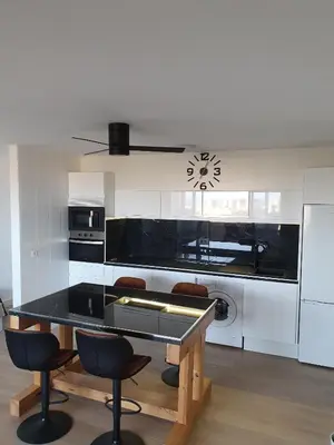 Una cocina o zona de cocina en TERRAZA AL MAR