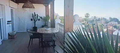 Un balcón o terraza de TERRAZA AL MAR