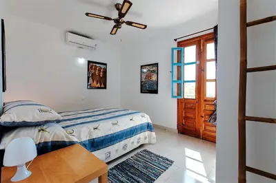 Cama o camas de una habitación en House with Terrace, Amazing views and Private Shared Pool